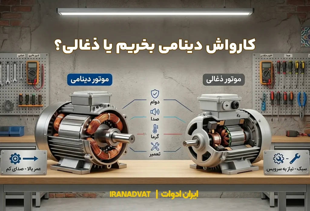 کارواش دینامی بهتر است یا ذغالی